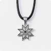 Оберег Алатырь из серебра (малый) Оберег Алатырь из серебра (малый)